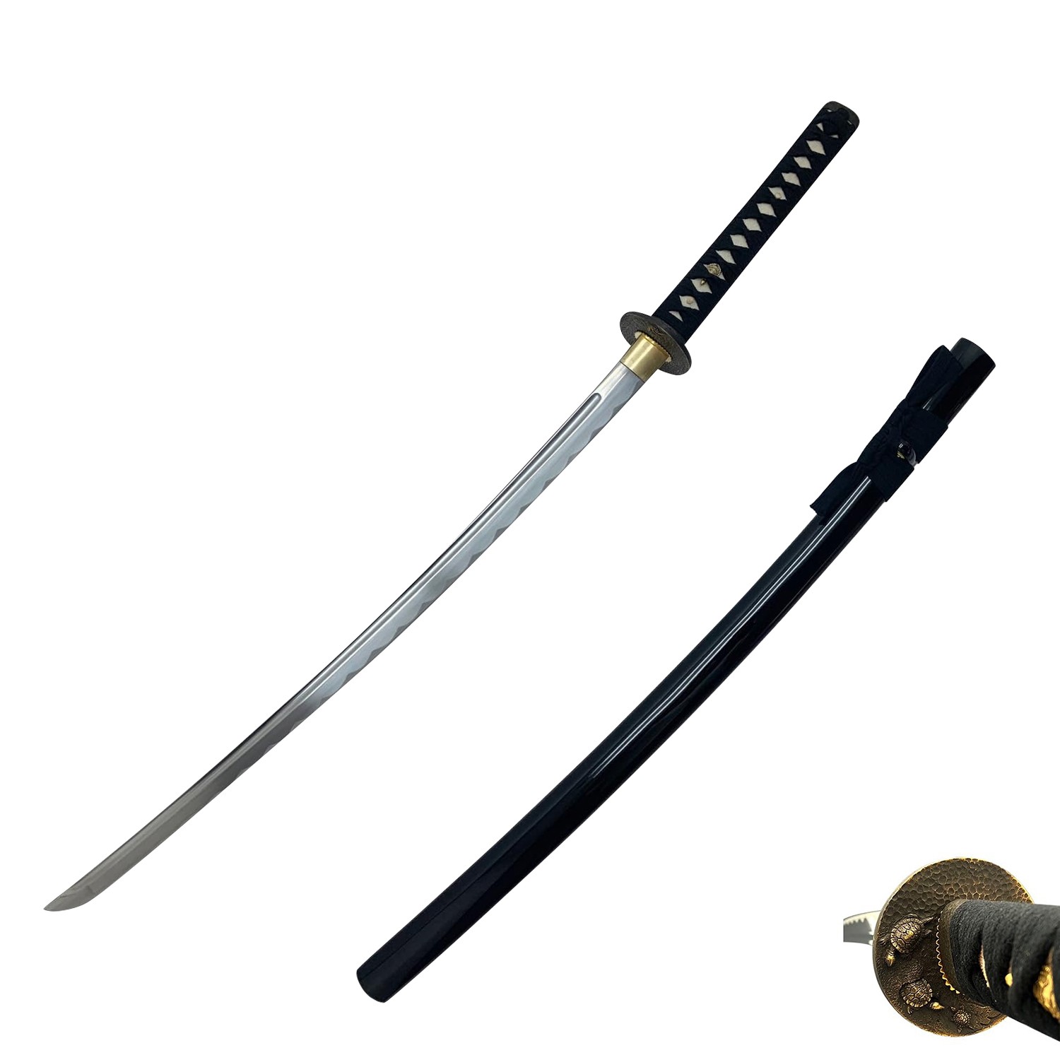Training Samurai Sword Turtle Katana Iaito Aluminum Alloy Full Tang