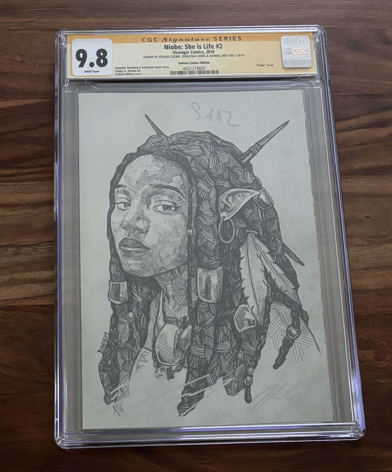 Niobe She is Life #2 CGC SS 9.8 Stranger Hoknes Virgin Signed Cozine Jones May