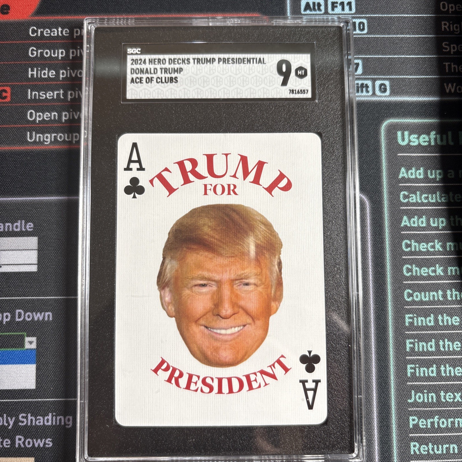 2024 Hero Decks Trump Presidential Ace Of Clubs