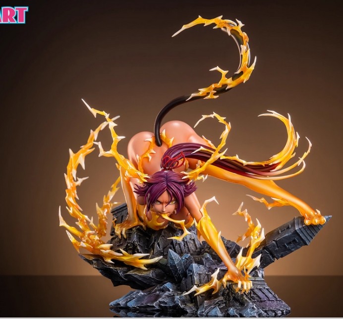 POP.ART Studio Bleach Shihouin Yoruichi Resin Statue in stock 1/6 H27cm Painted