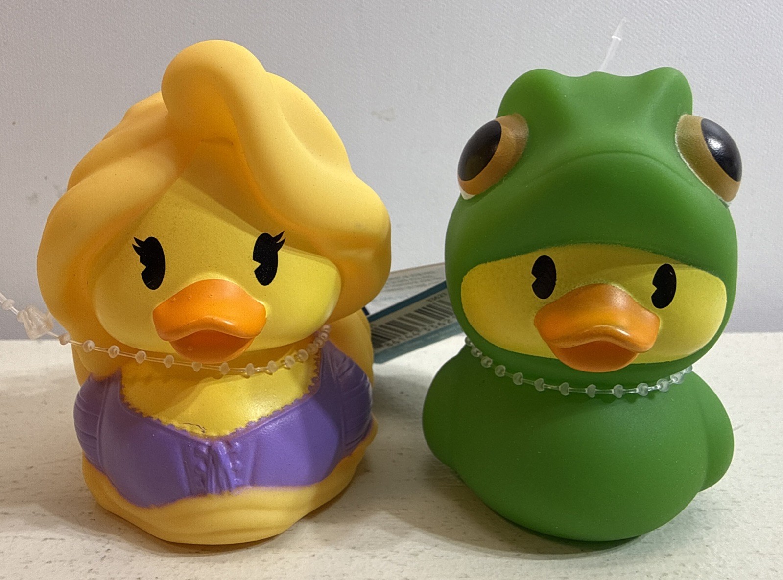 Disney Duckalooz Rubber Duck RAPUNZEL & PASCAL NEW