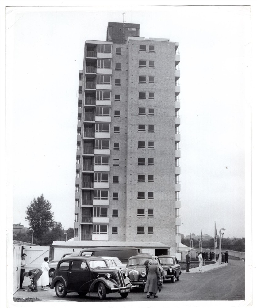 1960 New Flats at New Southgate London England 8x10 Original News Photo