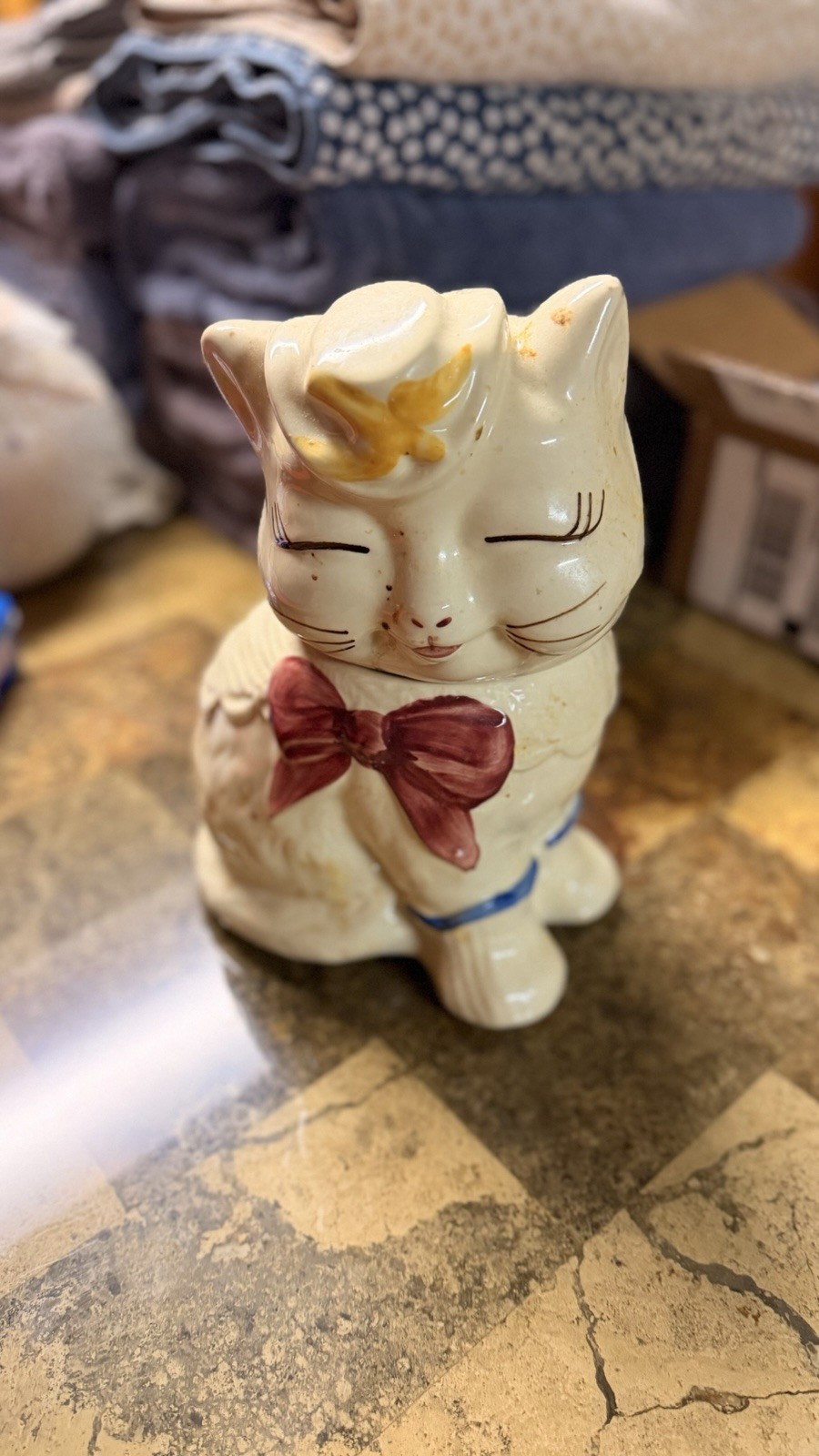 Shawnee Vintage Pottery Smiley Puss\'n Boots Cat Cookie Jar Shawnee Vintage Pottery Smiley Puss\'n Boots Cat Cookie Jar