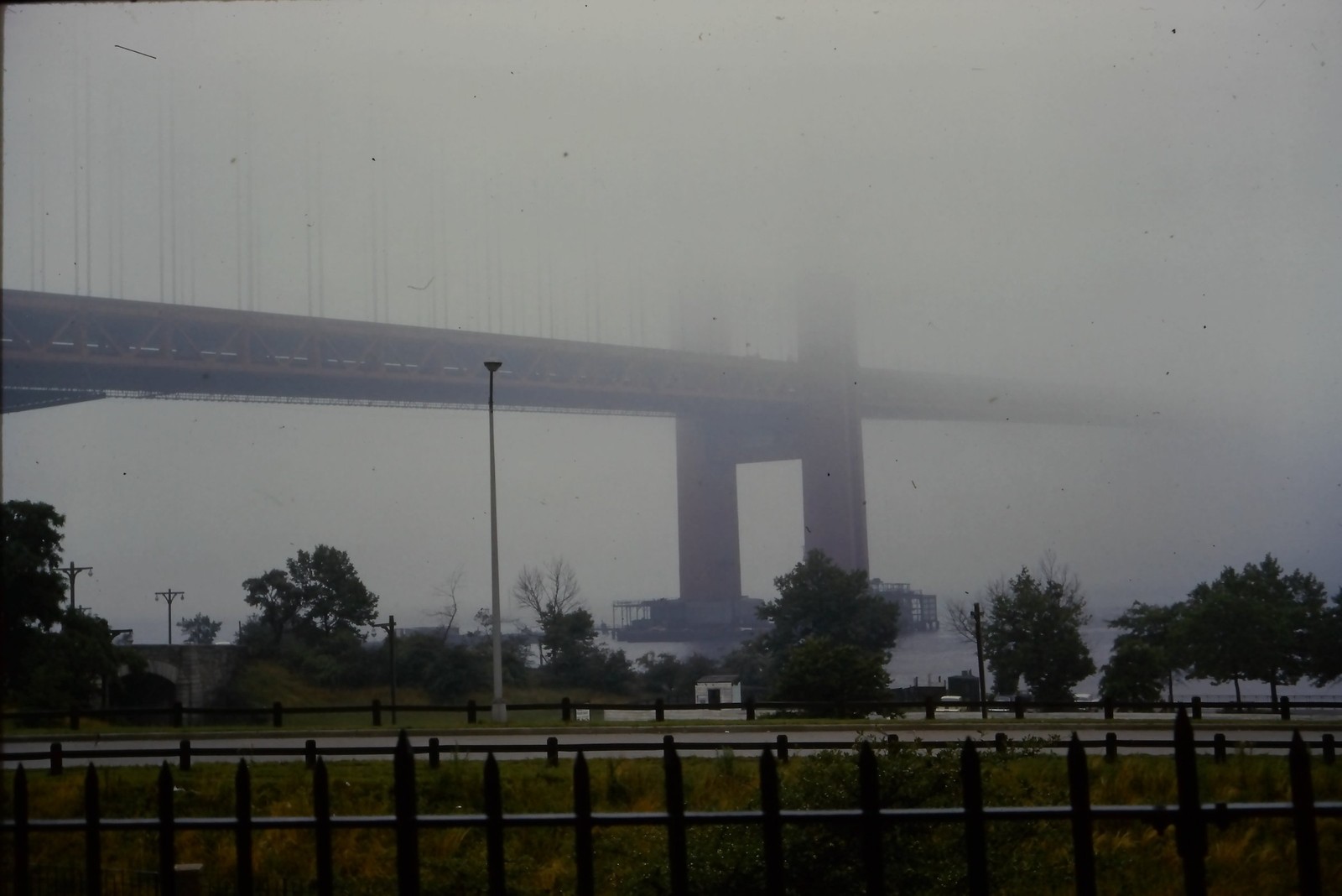 c1960\'s 35mm Slide Film Golden Gate Bridge San Francisco Foggy Day California c1960\'s 35mm Slide Film Golden Gate Bridge San Francisco Foggy Day California