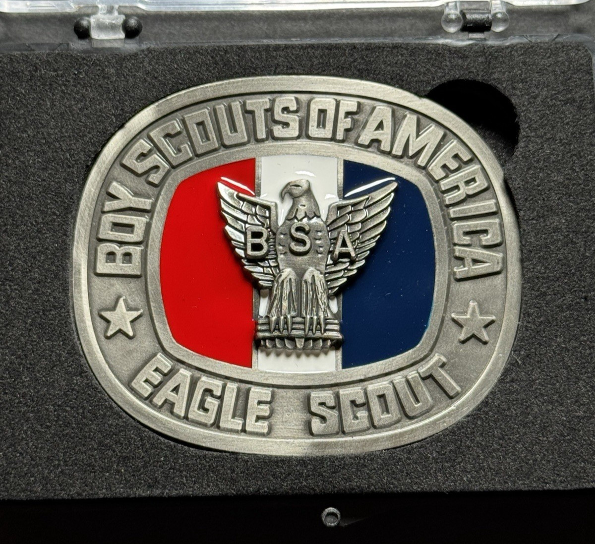 Boy Scouts of America Eagle Scout BSA Enamel Belt Buckle BRAND NEW