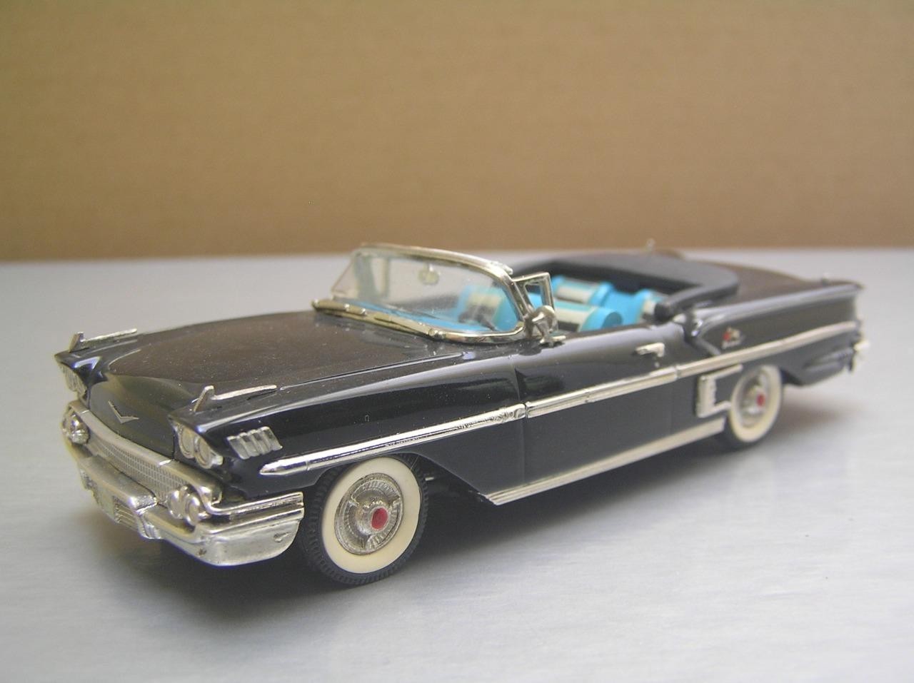 Minimarque 4b Chevrolet Impala Convertible rare black 1/43 scale Mint Condition
