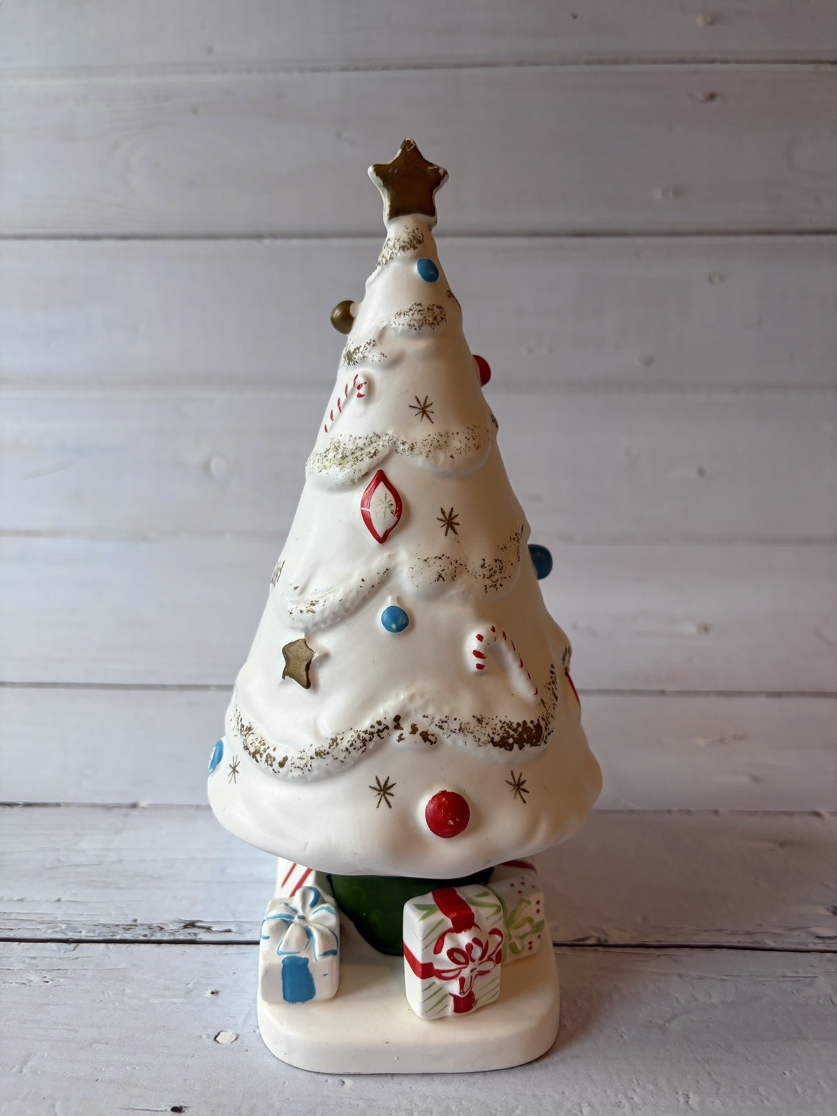 Napco Cosmic Christmas Tree Planter Japan 1960 Modernist MCM Signed Atomic Read Napco Cosmic Christmas Tree Planter Japan 1960 Modernist MCM Signed Atomic Read