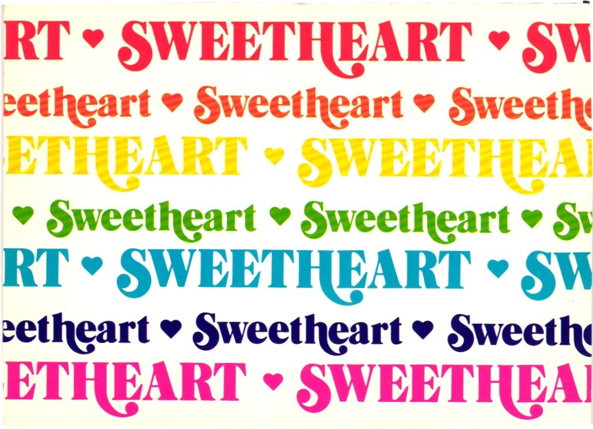 Postcard - Sweetheart.