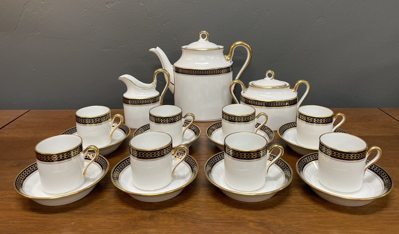 Richard Ginori NETTUNO 19-Piece Demitasse Coffee Tea Set Service for 8