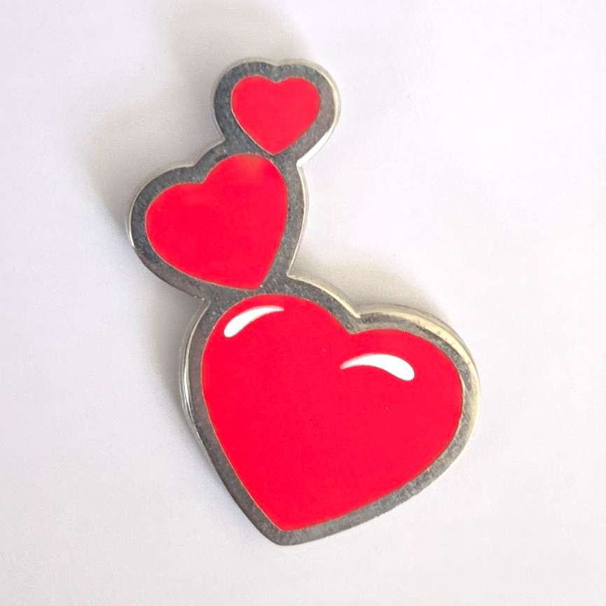 Bungie Collectible Pins Official Product Red Heart - No Code
