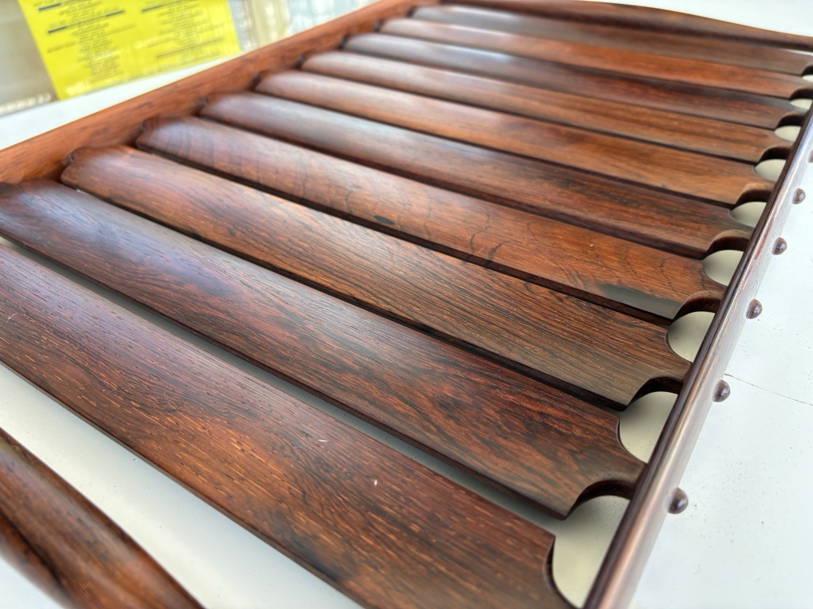 Excellent Jens Quistgaard Dansk Rare Woods Rosewood Tray MCM Danmark