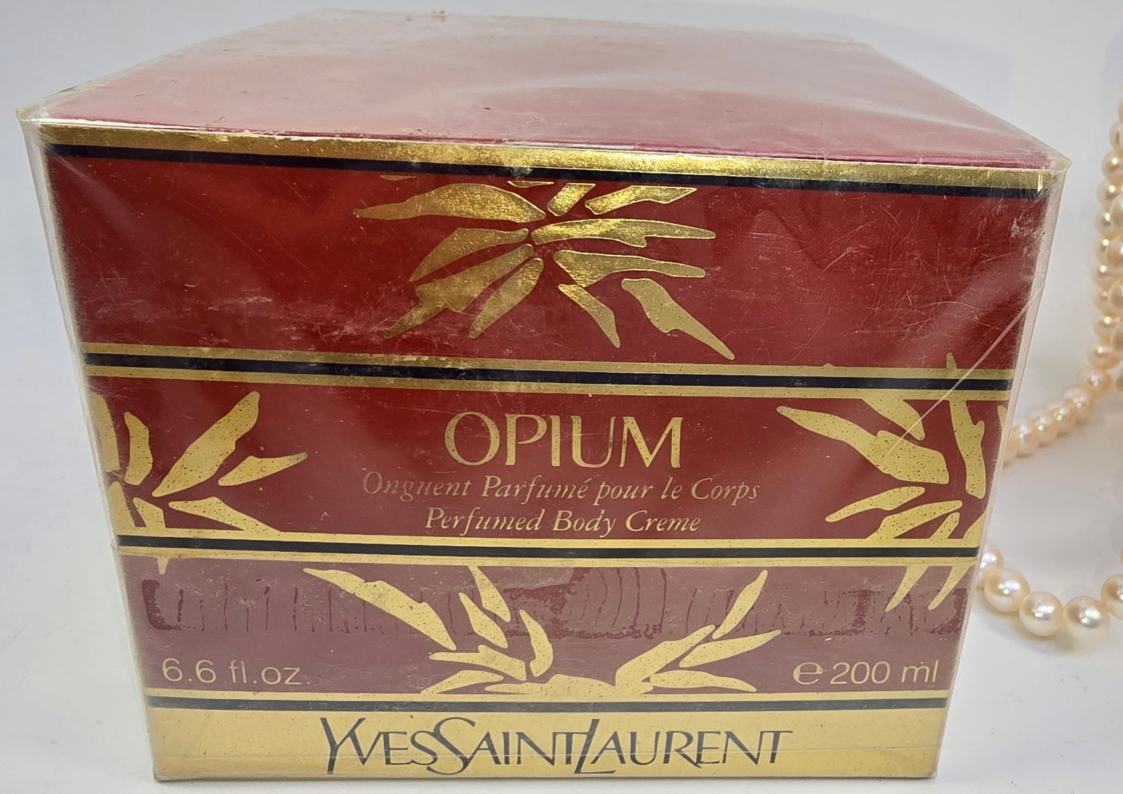 SEALED 1996 Yves Saint Laurent Opium Perfumed Body Creme 6.6oz 200ml Scarce