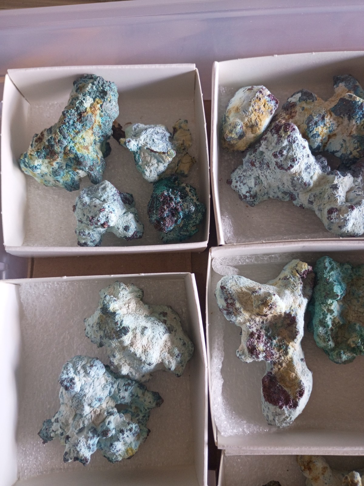 72pc Wholesale Lot Old Stock Bisbee Native Copper Chrysocolla Azurite Arizona