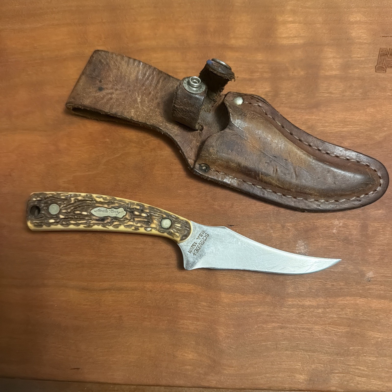 Schrade USA Uncle Henry 152 UH Fixed Blade Knife 