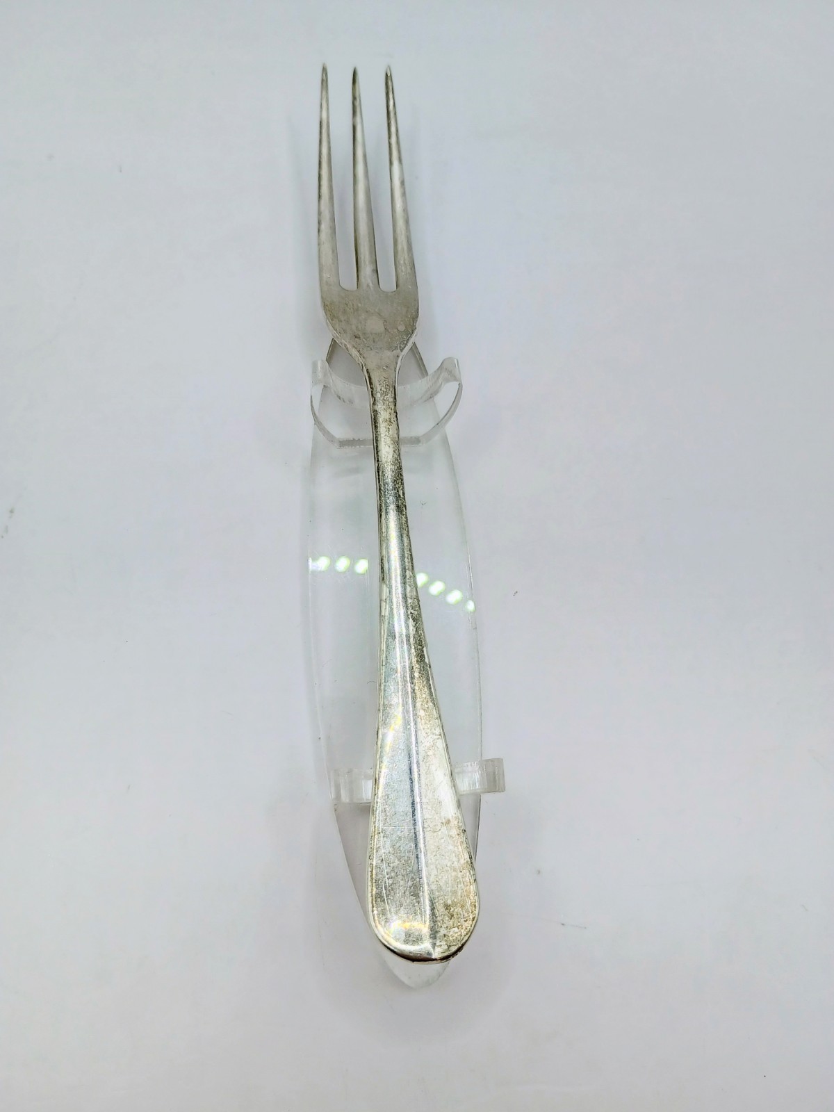 Tarnished Stieff Williamsburg Queen Anne Salad Fork 4CWXX Tarnished Stieff Williamsburg Queen Anne Salad Fork 4CWXX