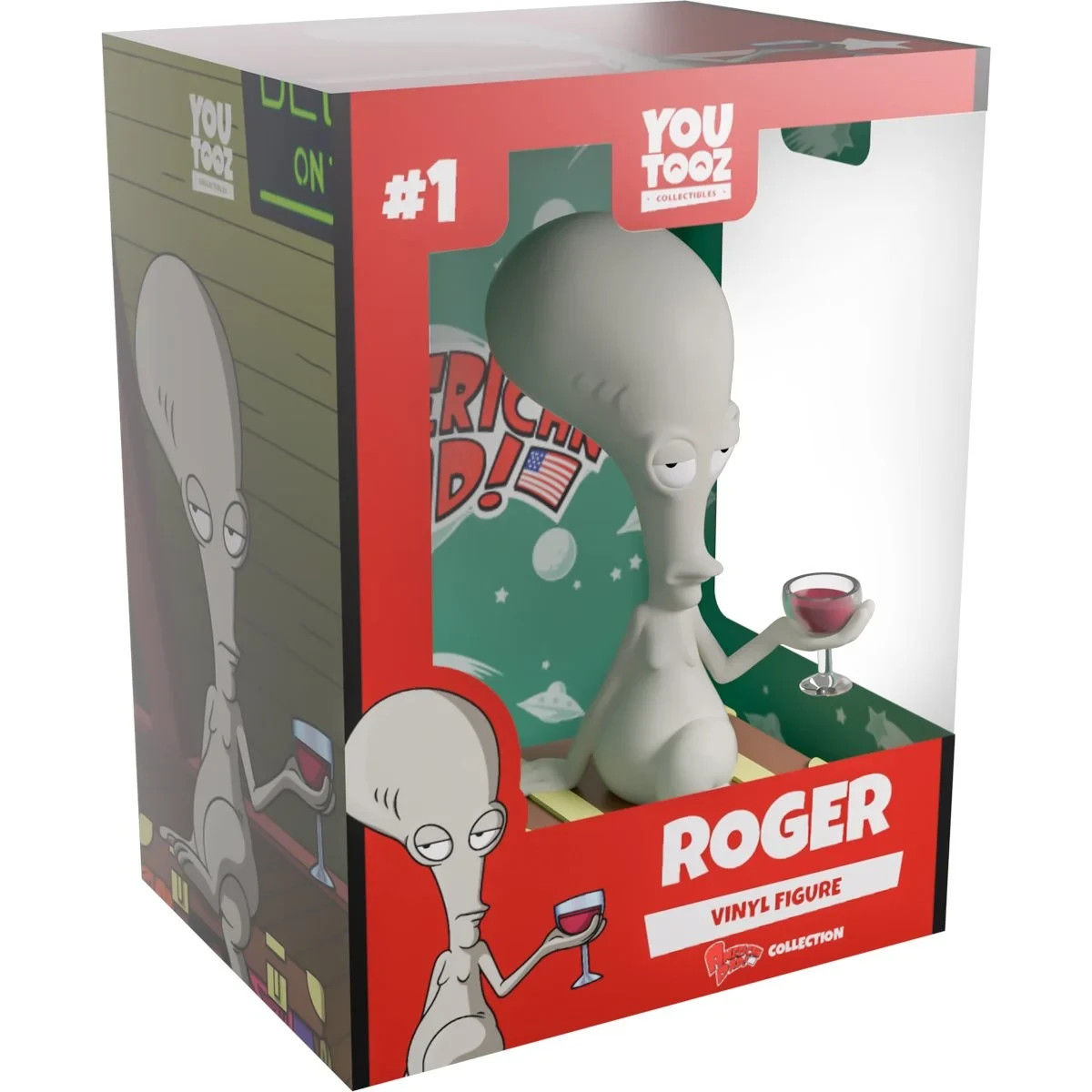 Youtooz: American Dad Collection - Roger Vinyl Figure #1