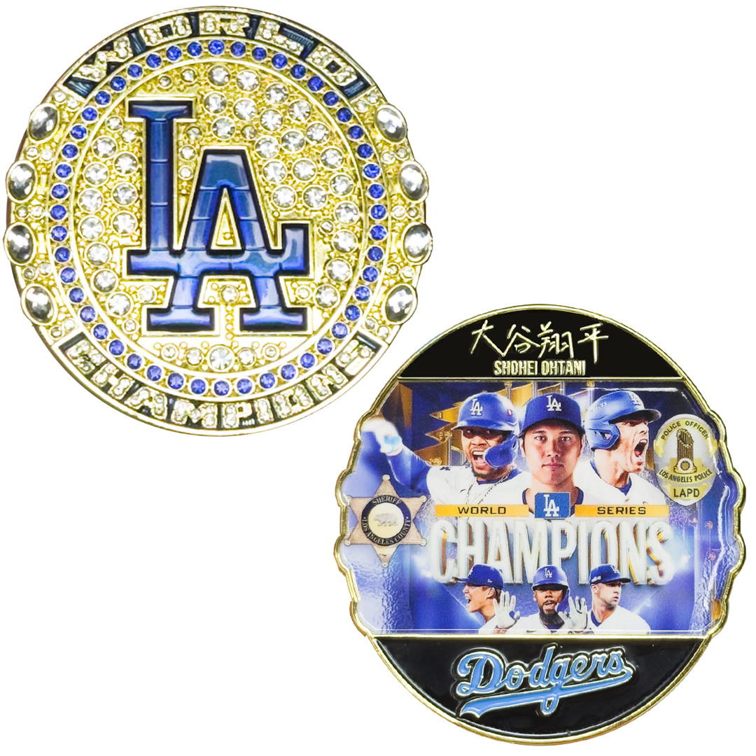 EL19-6 LA County Sheriff LAPD Championship Security Detail Challenge Coin
