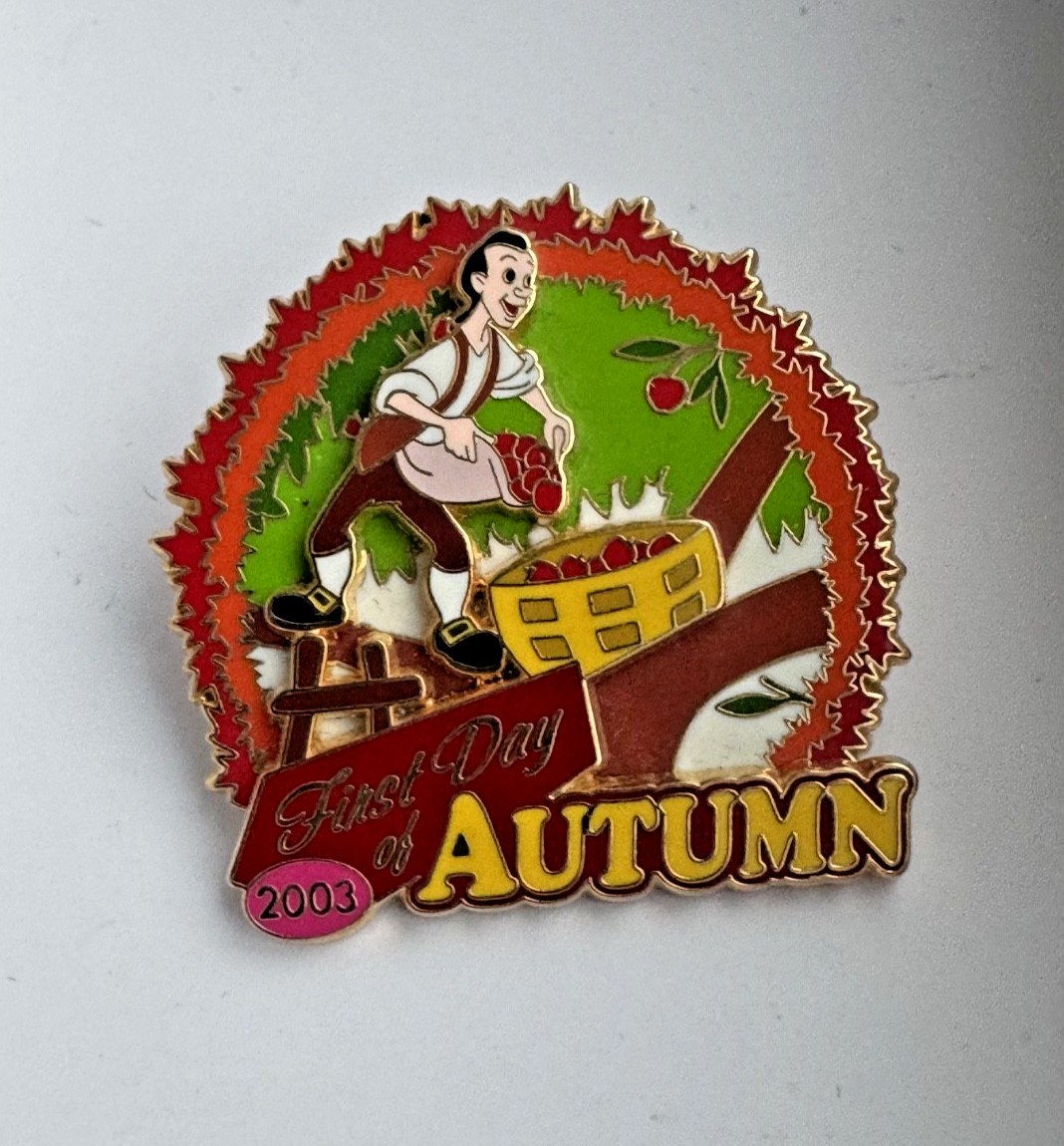 Disney 2003 First Day of Autumn LE Johnny Appleseed Pin =