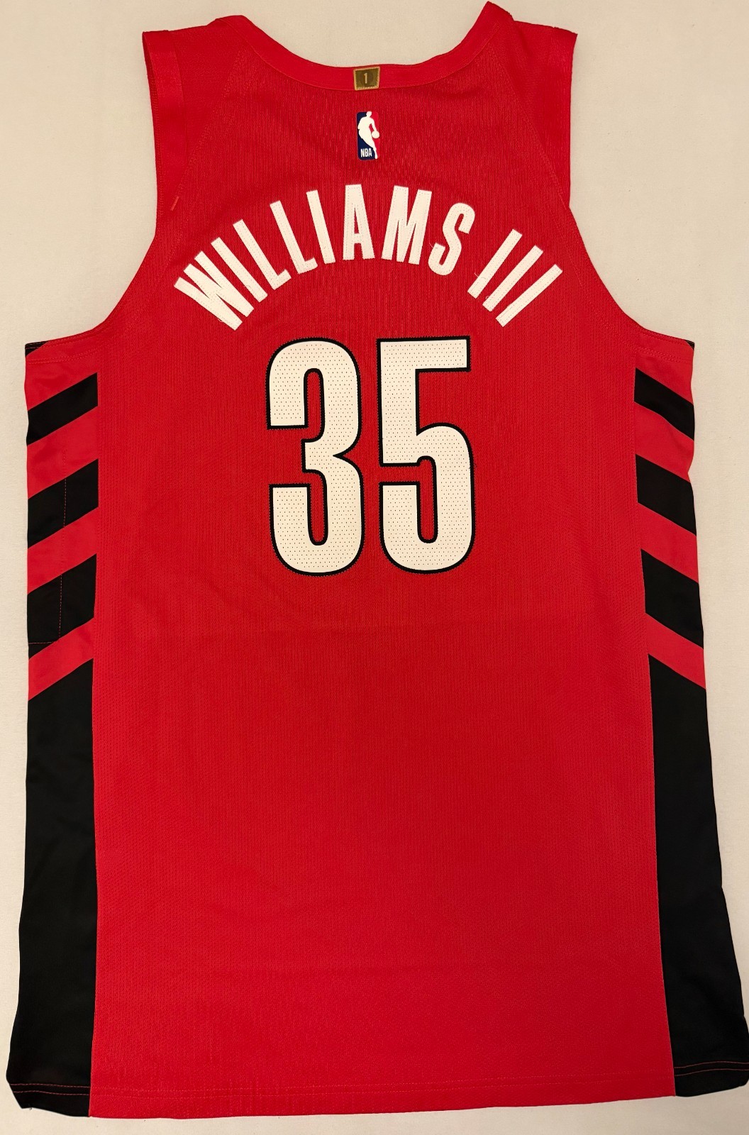 Matchworn Shirt Portland Trail Blazers Robert Williams 2025/2026 USA Basketball Matchworn Shirt Portland Trail Blazers Robert Williams 2025/2026 USA Basketball