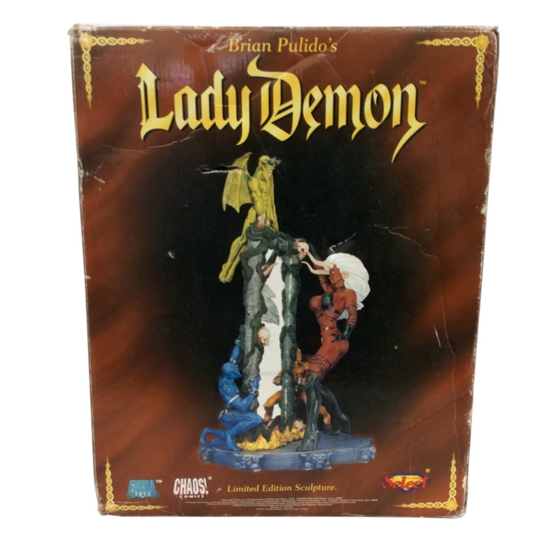 2000 Chaos Diamond Select Brian Pulido LADY DEMON Ltd Edition Sculpture in BOX