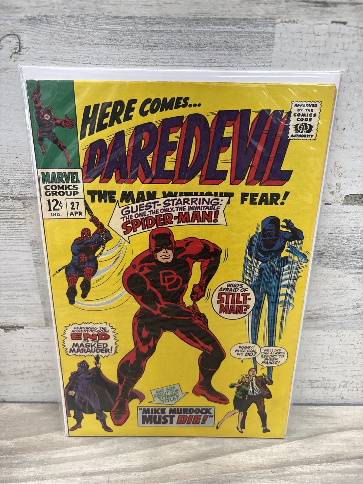 Marvel Comics Group Daredevil #27 Stan Lee  high grade