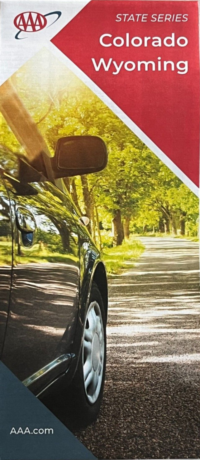 New AAA COLORADO - WYOMING STATE ROAD MAP Highway DENVER/SPRINGS Latest 2025 New AAA COLORADO - WYOMING STATE ROAD MAP Highway DENVER/SPRINGS Latest 2025