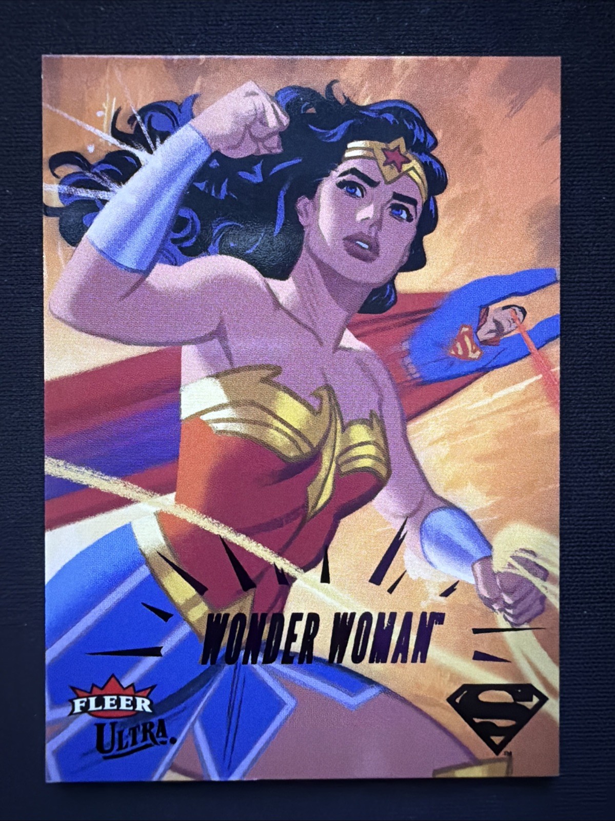 2025 Fleer Ultra Superman Wonder Woman Black Mercy 1/9 #49