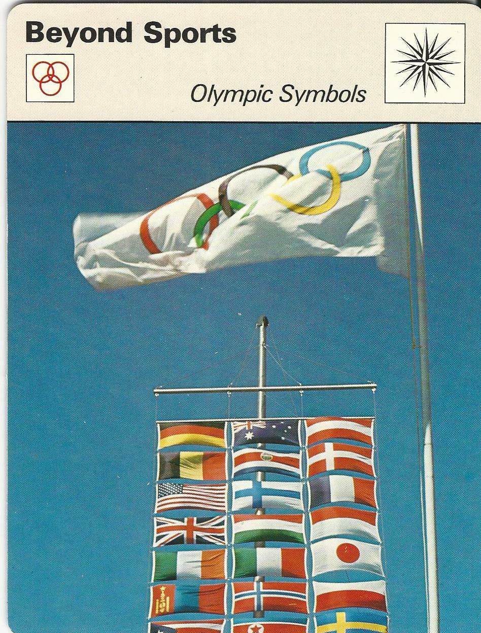 1977-79 Sportscaster Card, #06.14 Beyond Sports, Olympic Symbols