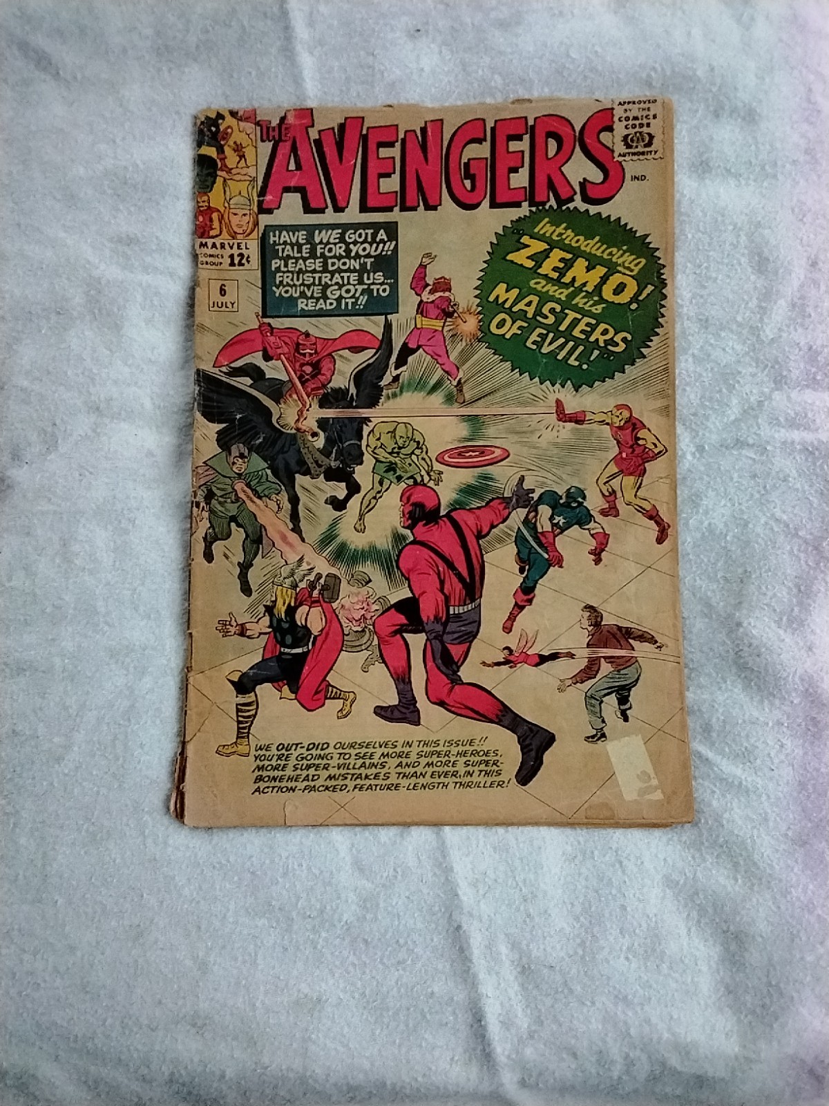 Avengers #6 1964 1st full app. Baron Zemo Avengers #6 1964 1st full app. Baron Zemo