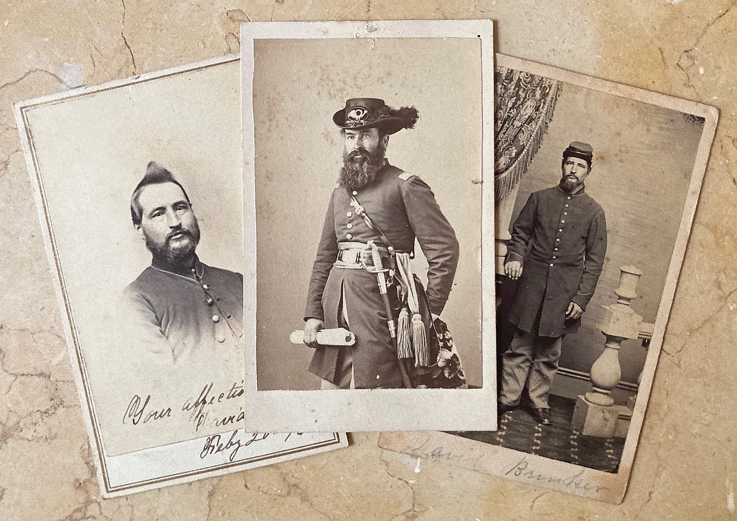 3 CIVIL WAR CDV LOT CAPT BRINKER COLUMBUS OHIO HOME GUARD SON DAVID AUTOGRAPHED 3 CIVIL WAR CDV LOT CAPT BRINKER COLUMBUS OHIO HOME GUARD SON DAVID AUTOGRAPHED