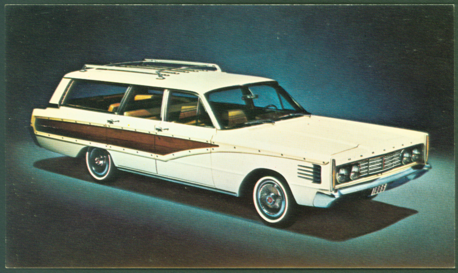 Vintage 1965 Mercury Colony Park Station Wagon Promo Postcard NOS/Unused