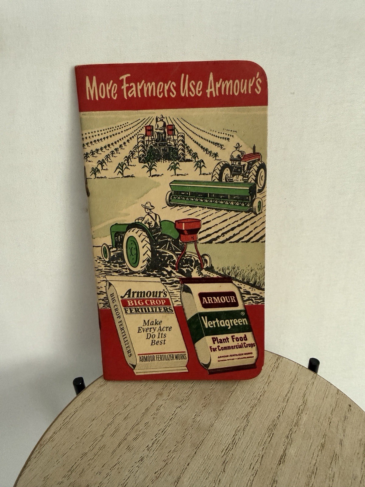 Vintage Armour's Fertilizer Advertising Pocket Notebook Farm Guide Farmers Use