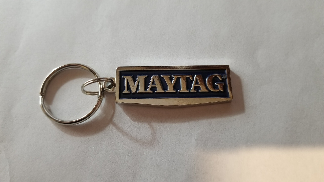 Rare - MAYTAG Appliance Advertising Keychain Key Chain, \