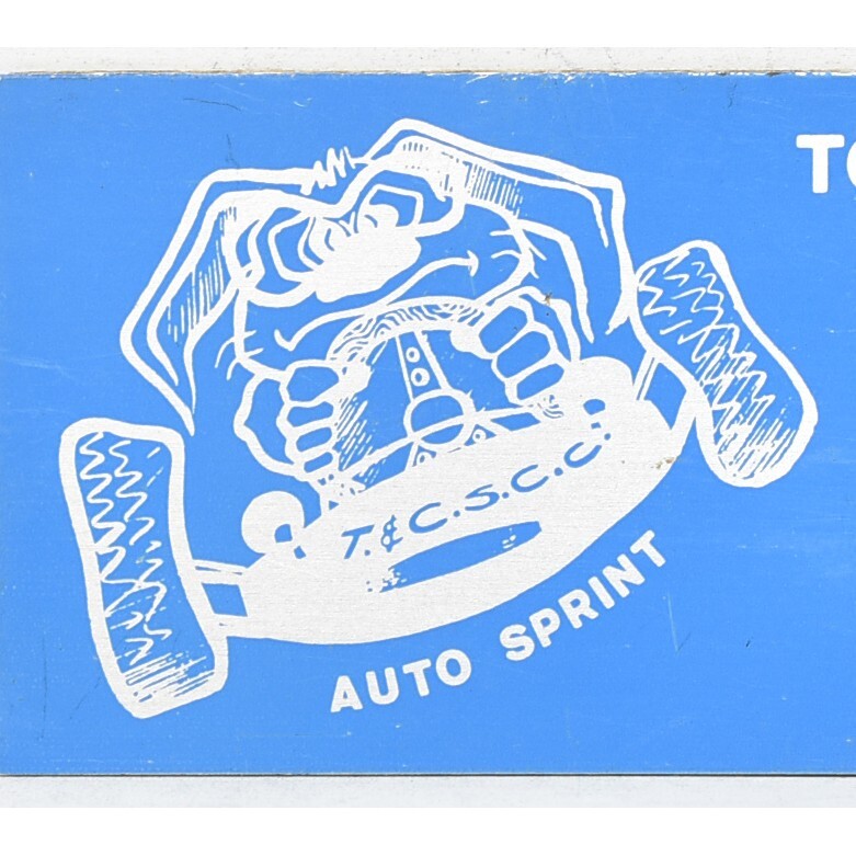 1967 Town & Country Sports Car Club T&CSCC Auto Sprint Antique Show Meet Plaque