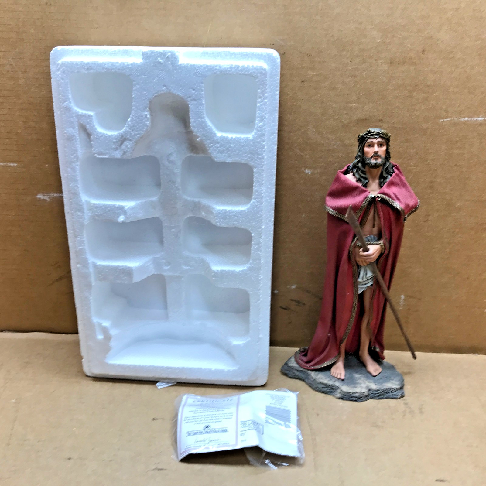 Jesus Stands Condemned The Power of the Passion Figurine Ashton Drake Galleries Jesus Stands Condemned The Power of the Passion Figurine Ashton Drake Galleries