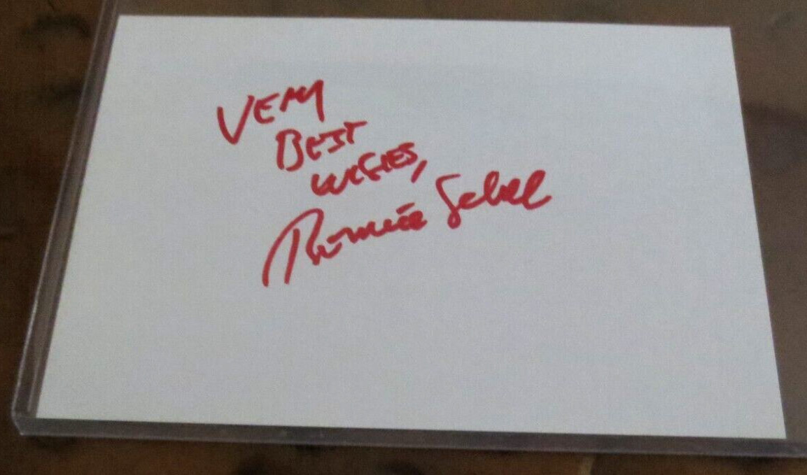 Ronnie Schell signed autographed 4x6 index Battle of the Planets Gomer Pyle USMC