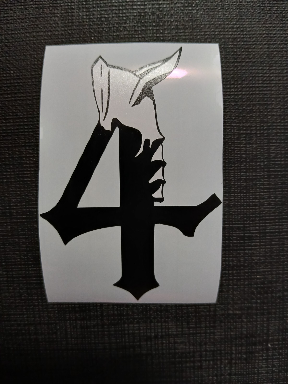 Bleach 4th Espada Ulquiorra Cifer Number Sticker Vinyl Decal Windows Waterproof