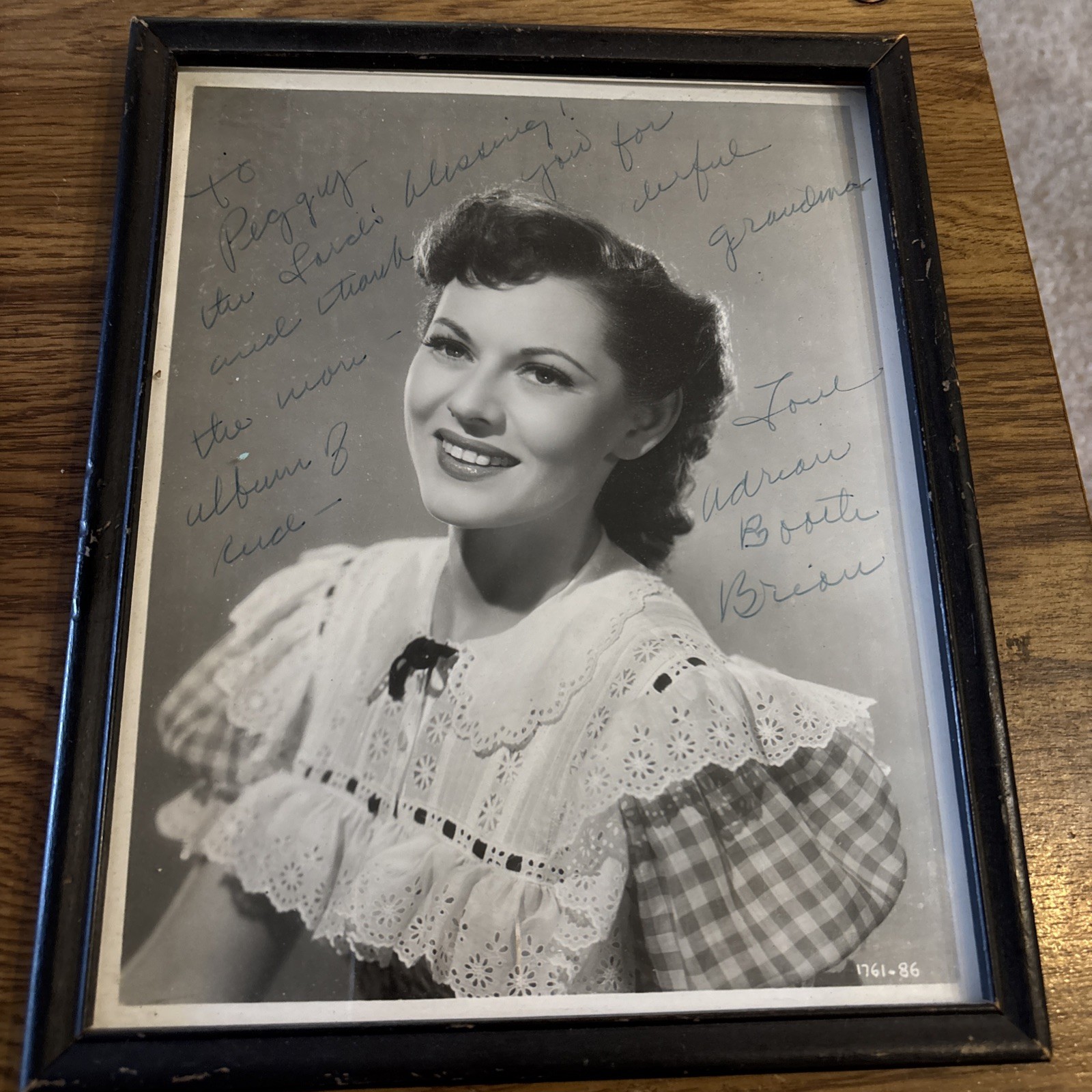 Adrian Booth Brian aka Lorna Gray Signed Photo 8\ Adrian Booth Brian aka Lorna Gray Signed Photo 8\