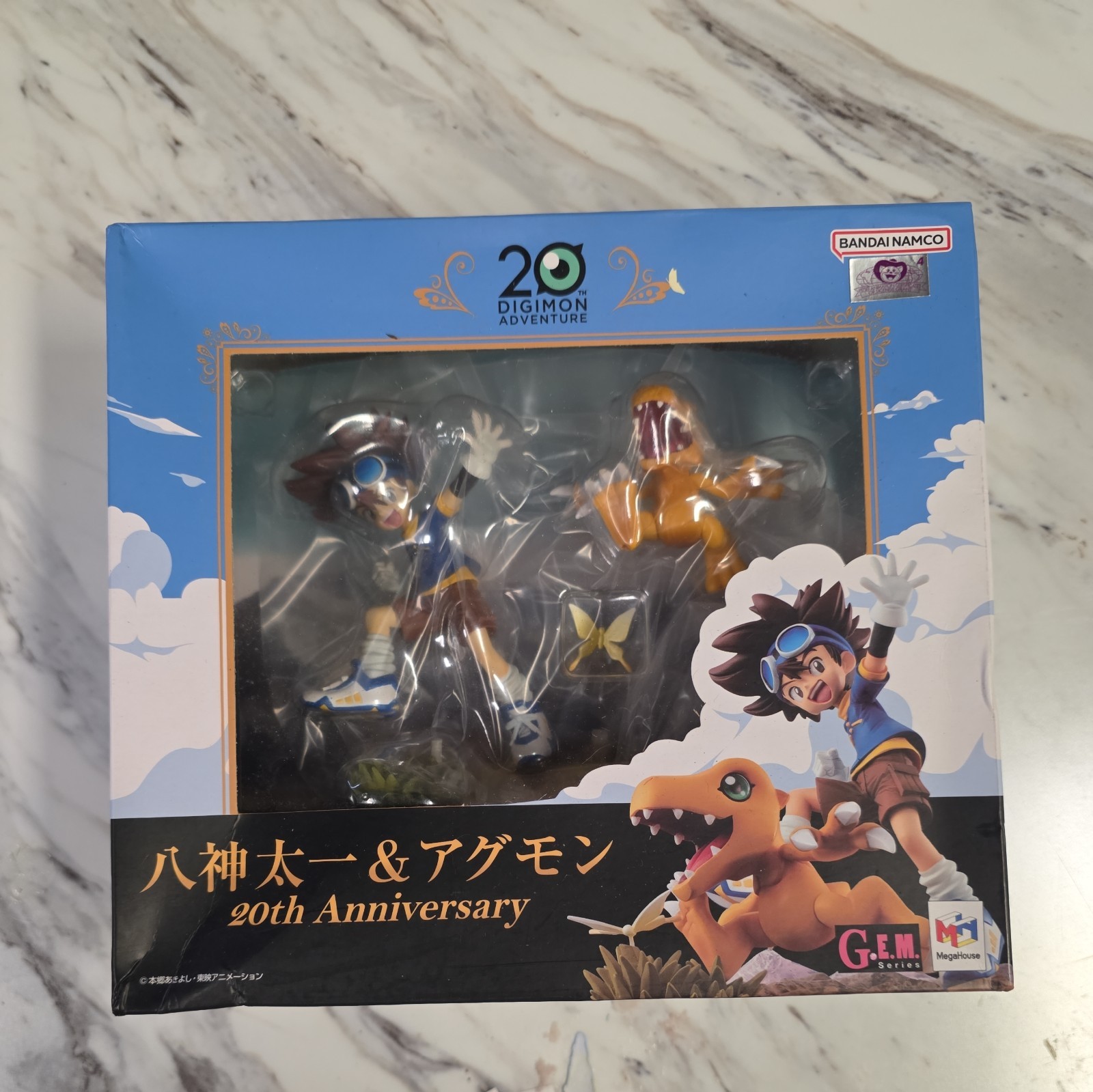 D4 Bandai Namco Digimon Adventure 20th Anniversary Taichi Yagami & Agumon G.E.M.