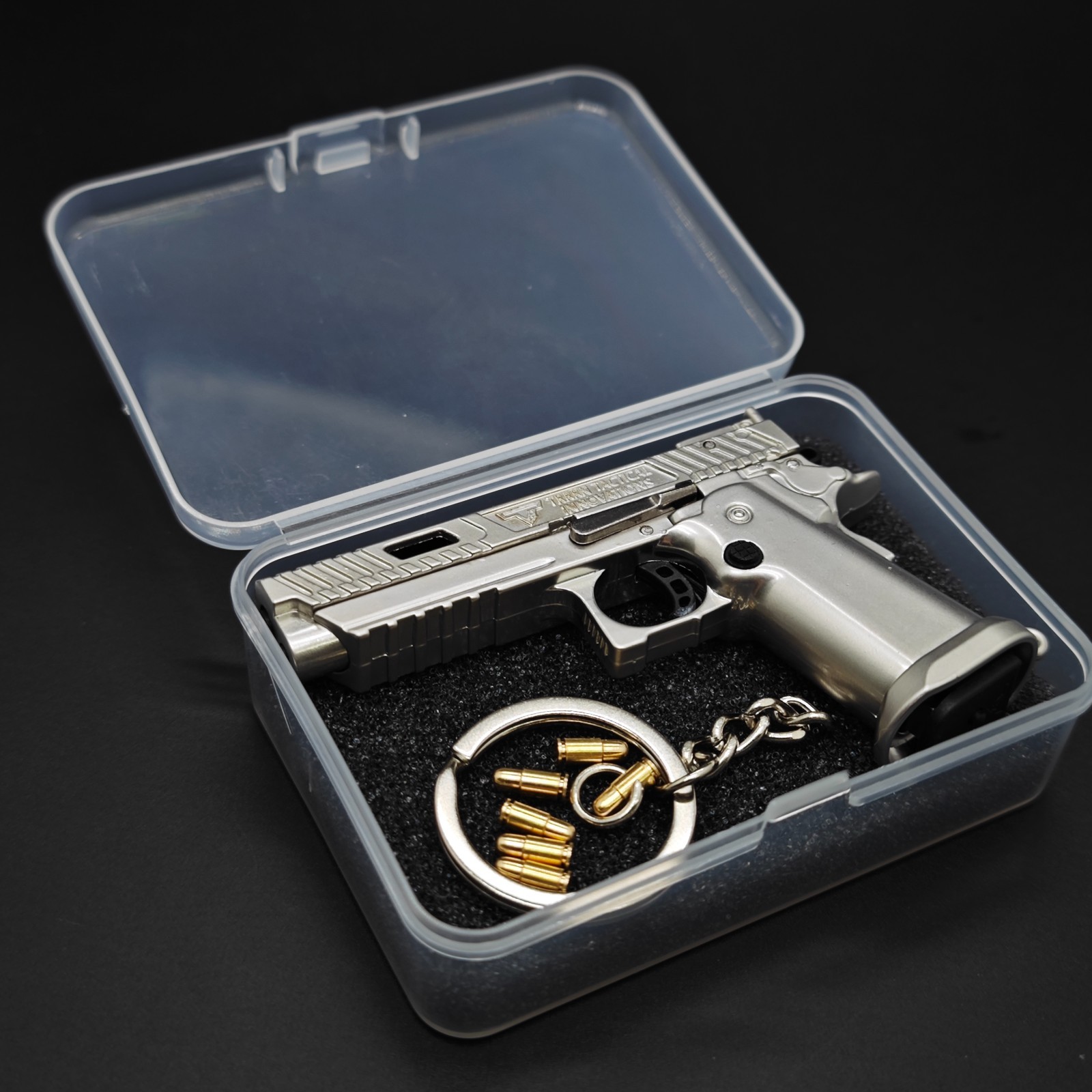 G34 Pit Viper 1:3 Mini Alloy Pistol Shell Ejection Realistic Model Keychain