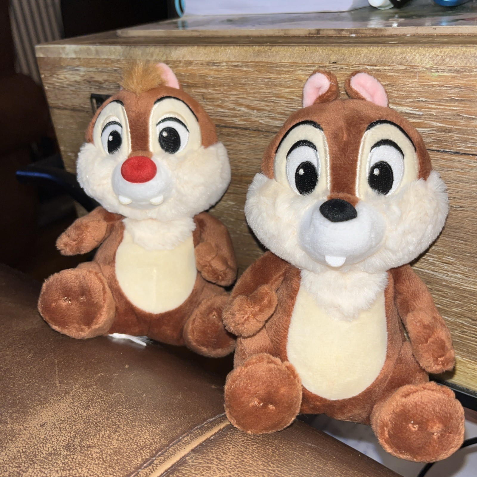 Disney World Parks Chip and Dale Plush Set of 2 Chipmunks Stuffed Animal Toy 6