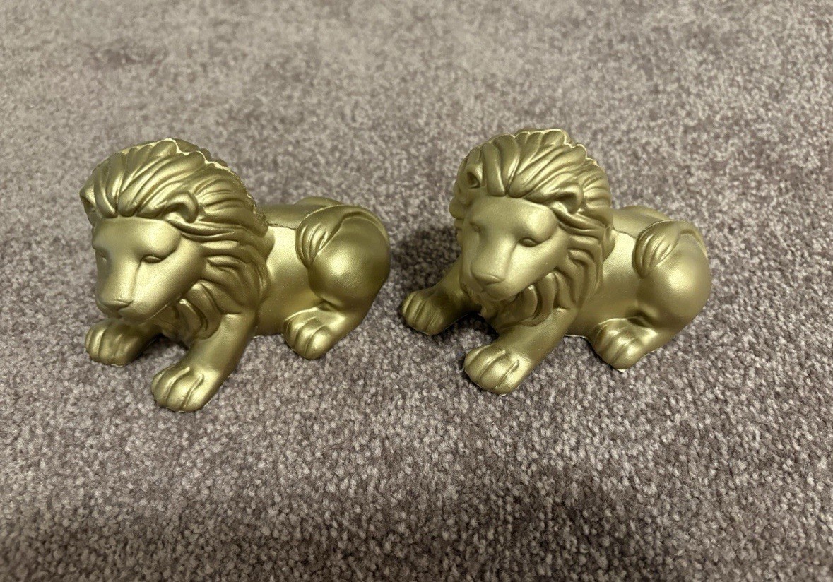 MGM Metro Goldwyn Mayer Leo the Lion Foam Lion Set Decorative Iconic BetMGM