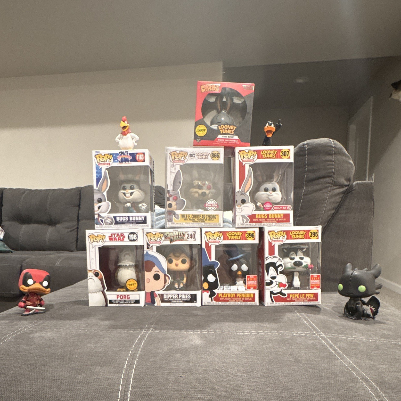 Funko Pop Dorbz Mixed Lot  Chase Exclusive Flocked Looney Tunes and cartoon