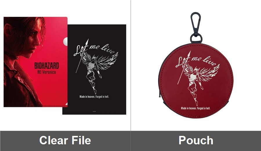 Resident Evil RE:Veronica Clear File and Round Pouch Set CAPCOM PSL