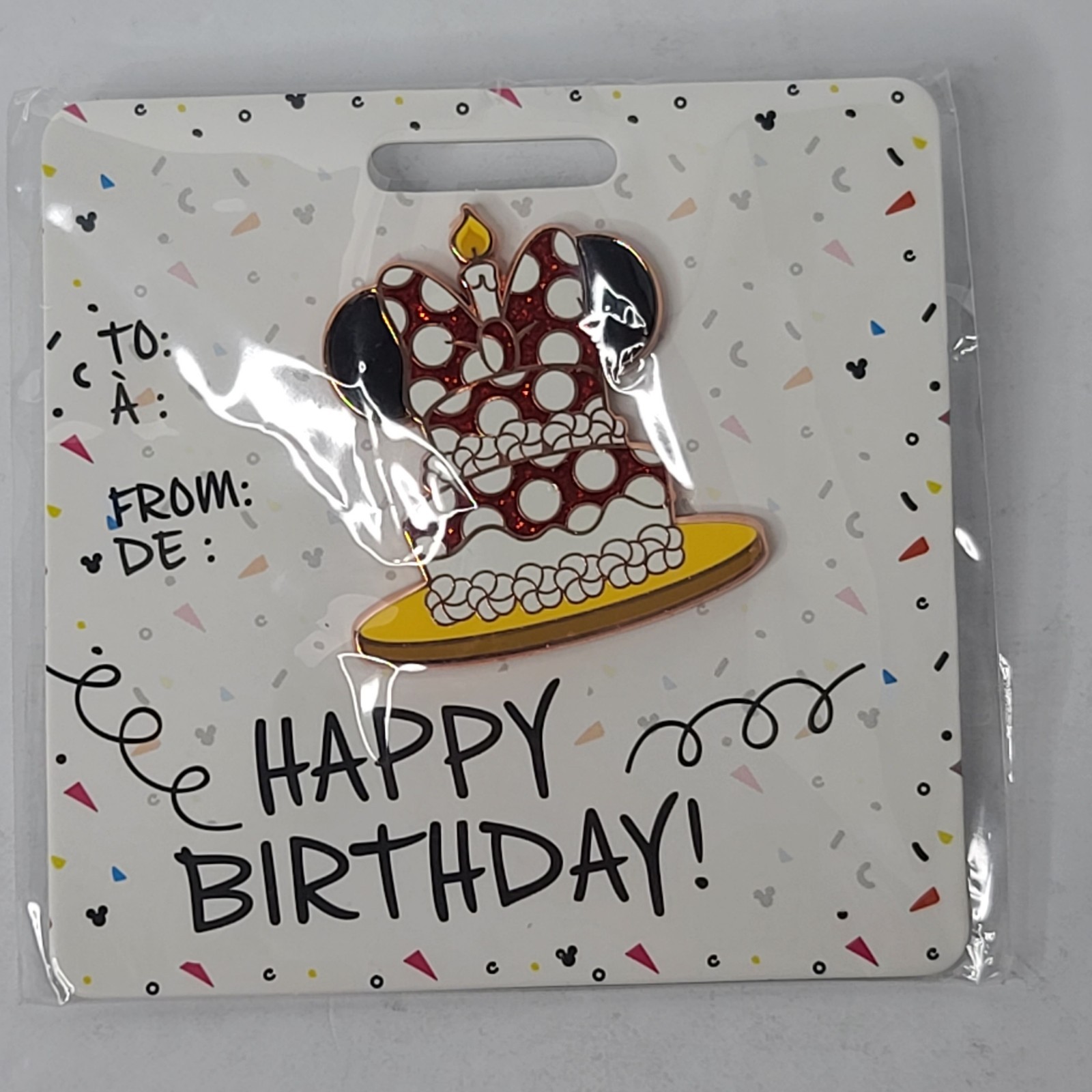 Disney - Minnie Mouse Happy Birthday Cake Official Trading Pin (2020) New