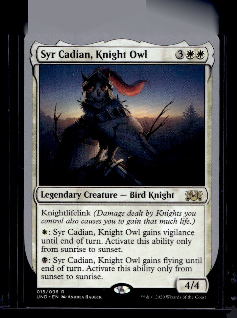 Unsanctioned #15 Syr Cadian, Knight Owl