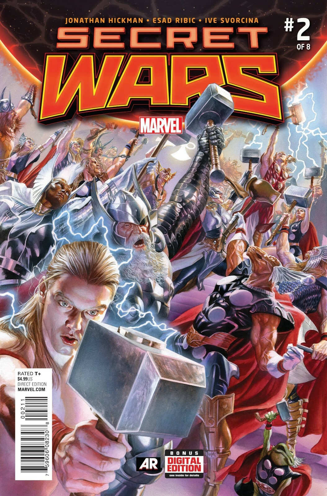 (2015) SECRET WARS #2 1st Print 1st App GOD EMPEROR DOOM Alex Ross Cover