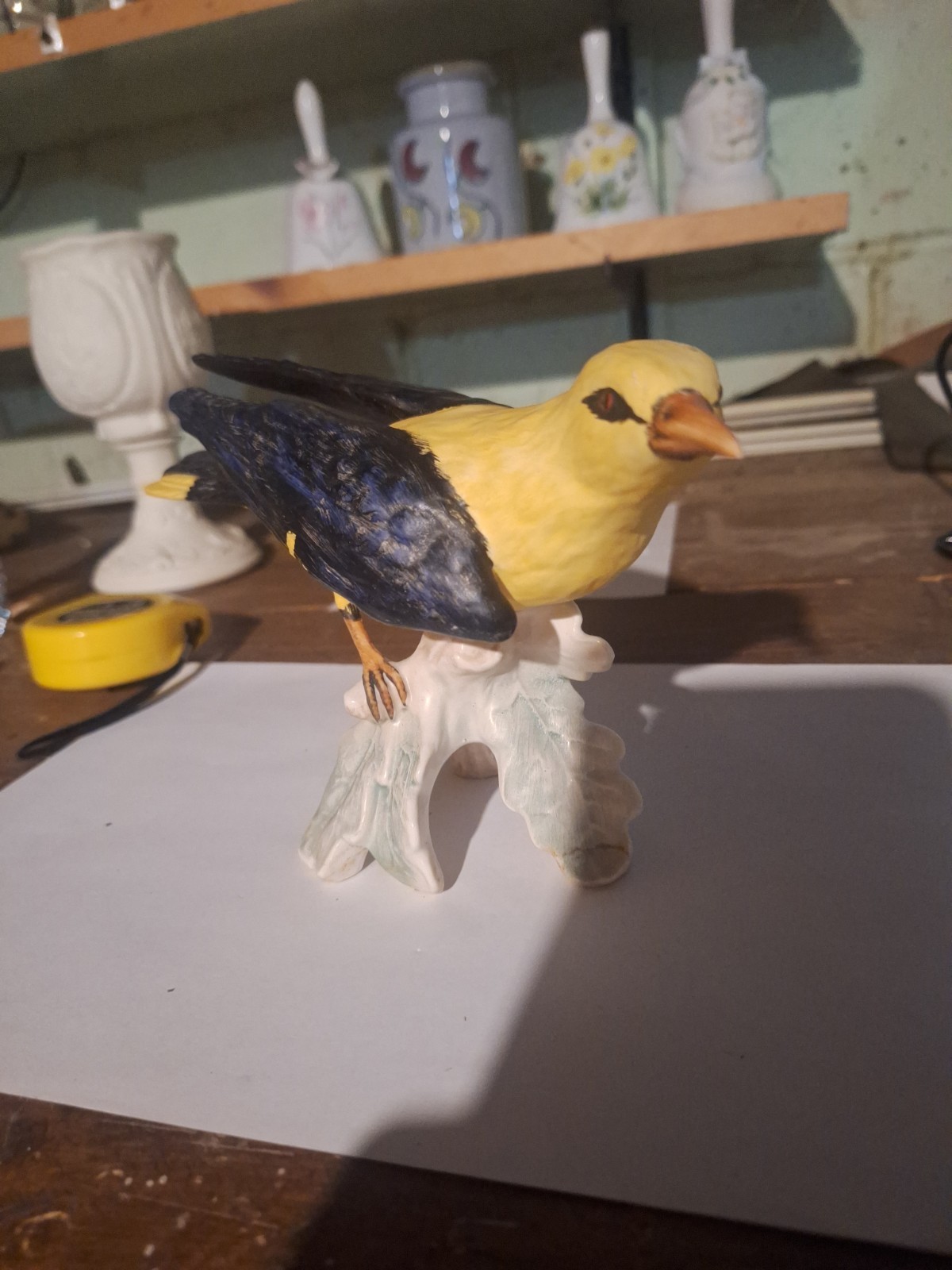 Goebel Golden Oriole TMK-5 Porcelain CV89 Bird Figurine Germany Goebel Golden Oriole TMK-5 Porcelain CV89 Bird Figurine Germany