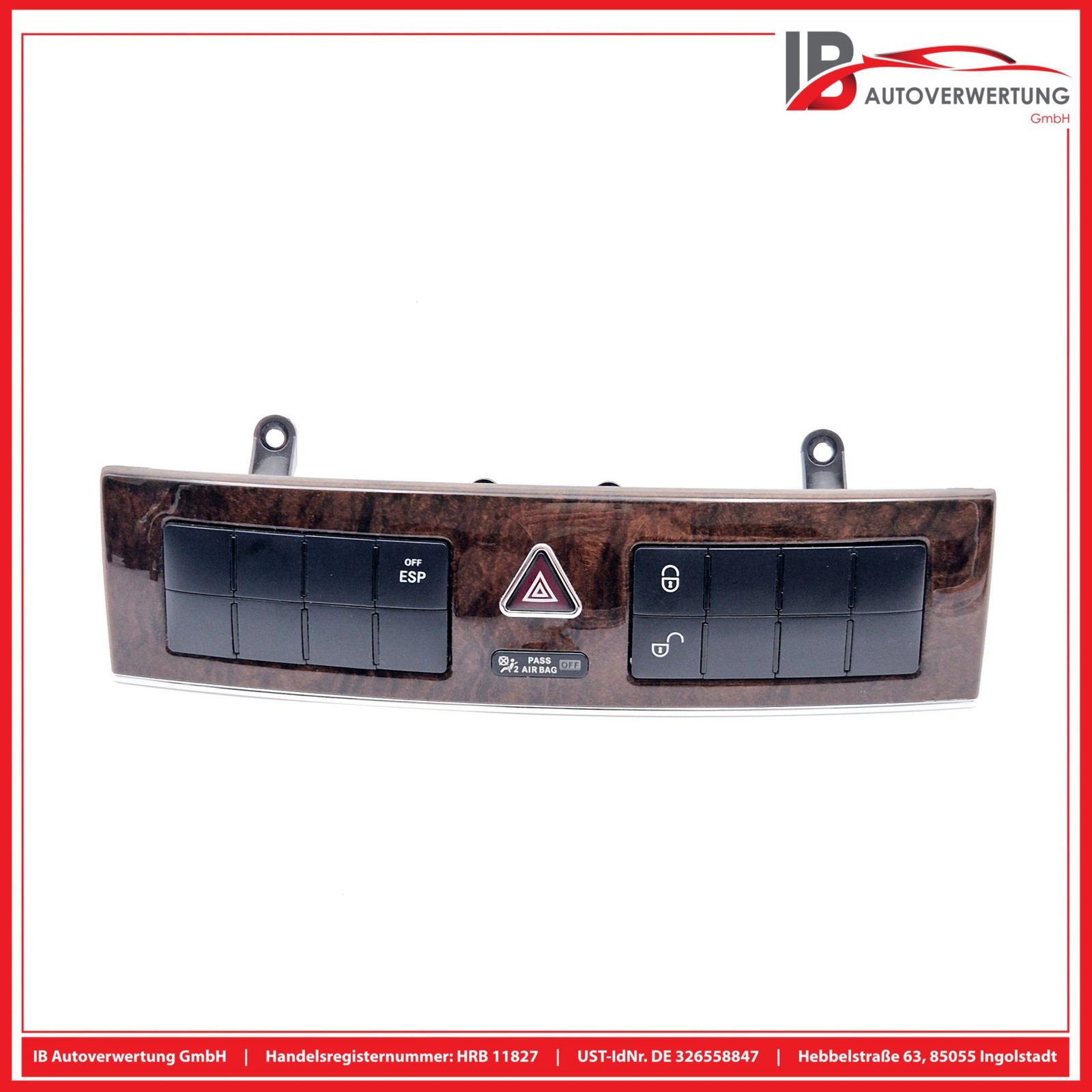 Switch Strip Hazard Indicator 2038215281 MERCEDES-BENZ C-CLASS W203 S203 MB