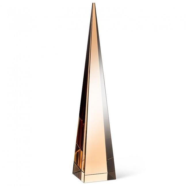 MDR Trading Inc. AB-27-GALLERIA-502-AMBER Large Modern Obelisk Figurine